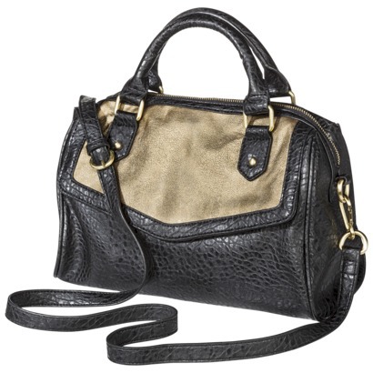 Merona Zip Closure Satchel Handbag Target