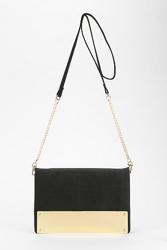 Violet Ray Gold Bar Clutch Urban Outfitters